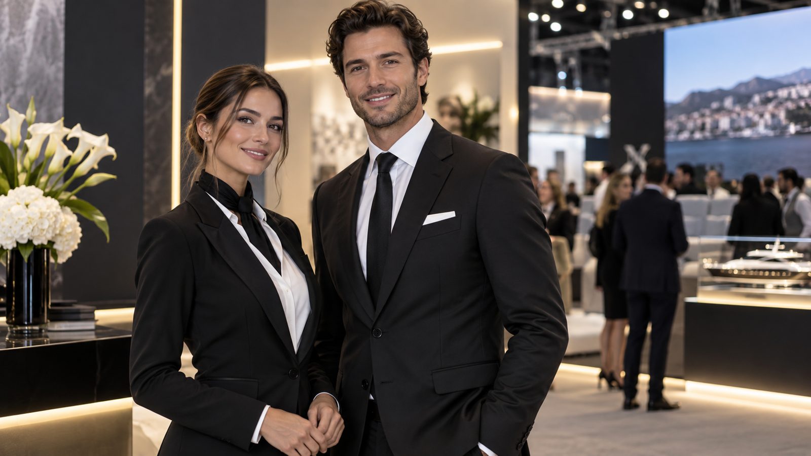 L'équipe Hôtesses Events 2.0 sur un événement — hôtes et hôtesses d'accueil
